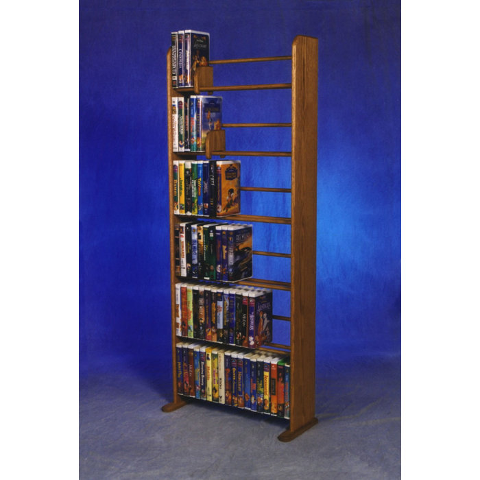 Rebrilliant VHS Dowel Multimedia Storage Rack Wayfair
